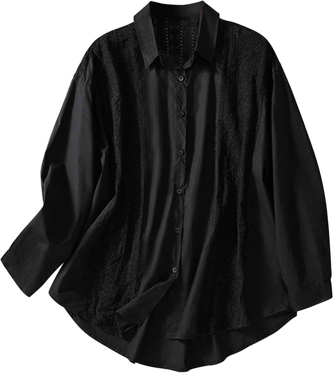 新品タグ付き★Ameri★LACE UP SLEEVE BLOUSE★オフィス★ Amazon.com: Blouse Tops for Women 2025 Trendy Lace Pachwork